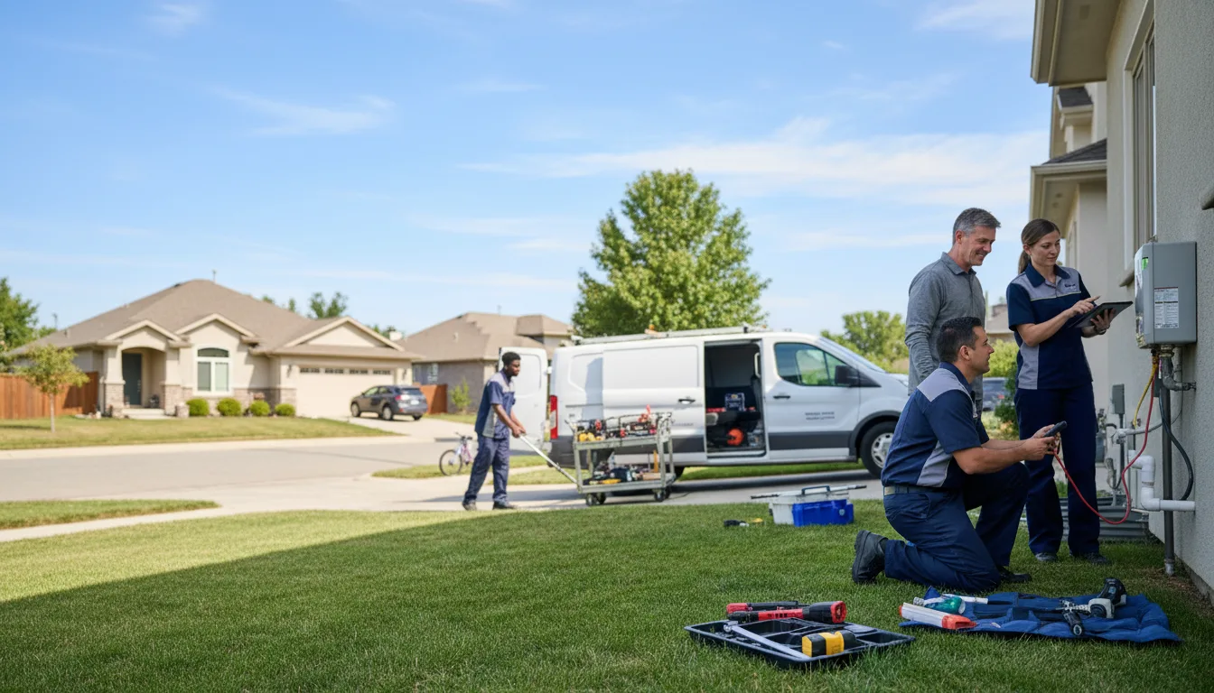 Tankless water heater service in Redford, MI